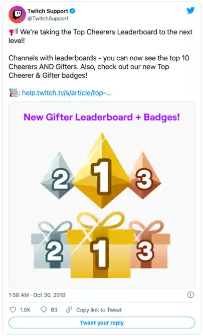 Twitch Gifted Sub Badges - Power up in a Stream (+ 9 FAQs Answered) 12 Twitter Sub Badge Tweet