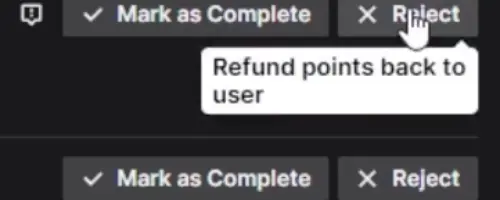 How to Give Points on Twitch? 4 Top Channel Points FAQs for Streamers and Mods 6 click to reject redemption request
