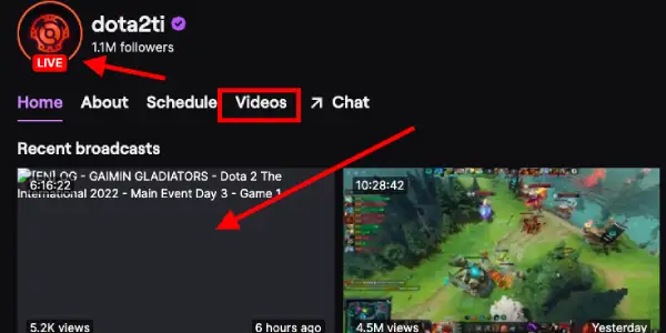How to Rewind on Twitch? 3 Top Tips to go back in Time! 10 Twitch profile page for streamer